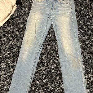 American Eagle Outfitters Blue Straight Leg Jeans
